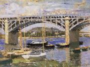 Claude Monet The Bridge at Argenteuil oil painting reproduction